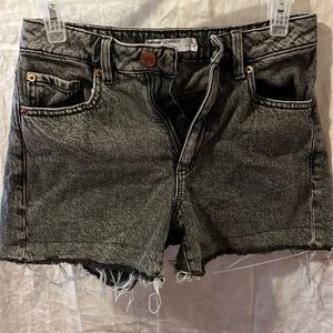 Garage denim mom shorts